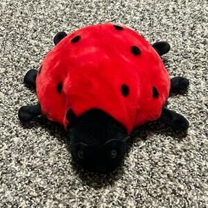 Vintage Y2K Large TY Beanie Baby BUDDY Lucky the Ladybug Bean Plush Toy